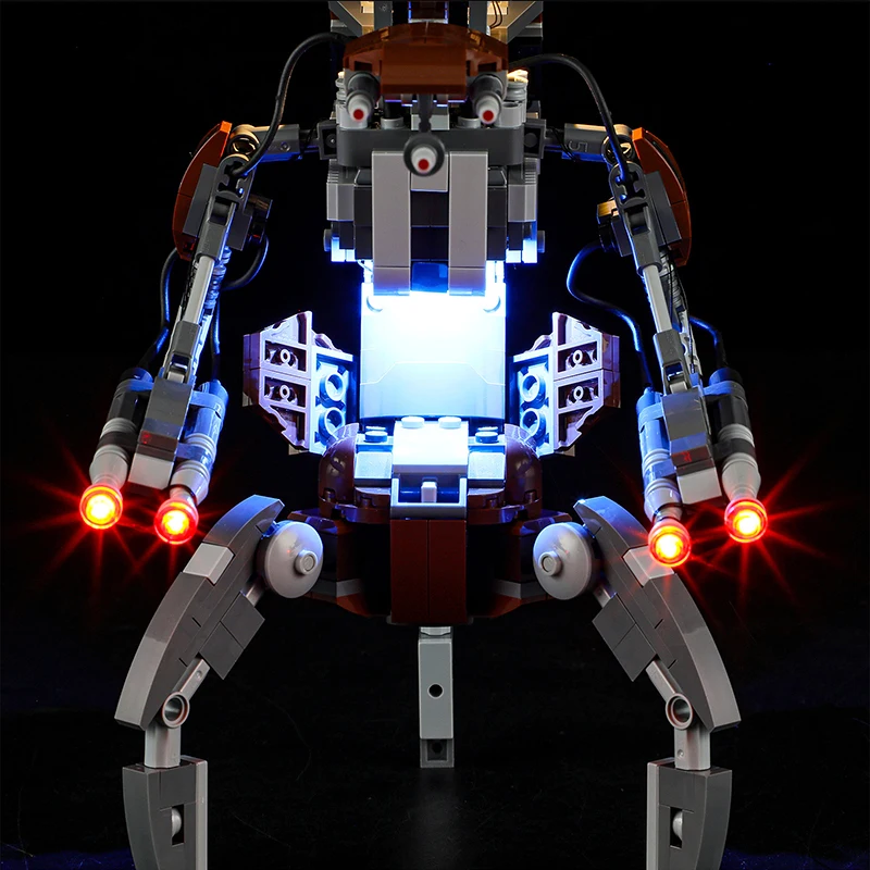 DIY LED Light Kit For LEGO 75381 Robot Building Block Set (Only LED Light,Without Blocks Model)