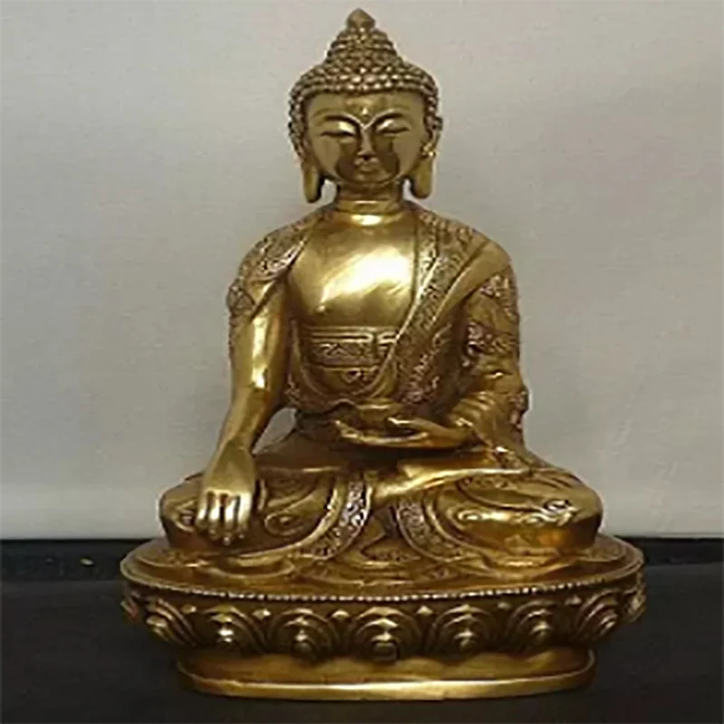 

Copper Statue Tibet Tibetan Buddhis shakyamuni bronze buddha statue