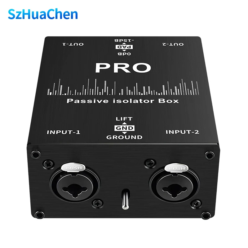 Audio Isolator, Audio Current Eliminator, XLR 6.5, Permalloy Isolator, Mixer Live Broadcast Mixer Microphone Common Ground Filte