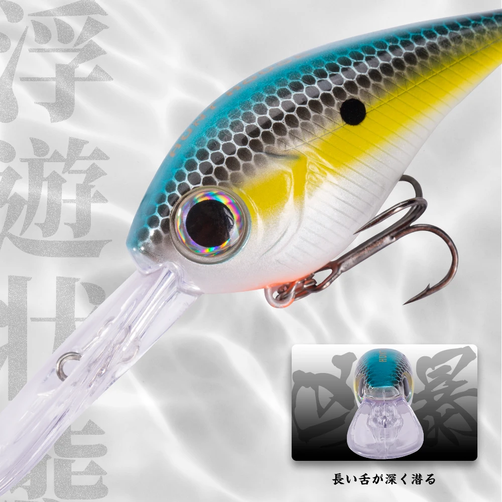 Hunthouse Fishing Crank Lure Floating Crankbait 60mm/13g 75mm/28g Wobbler Minnow Surface Trolling Swimbait For Bass Pike Pesca