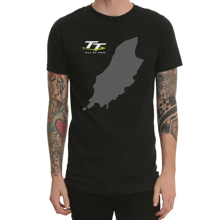 2026 Sommer Isle of Man TT Herren T-Shirt Rund um die Insel Motorrad Motorradrennen Tourist Trophy Manx – Detail 6