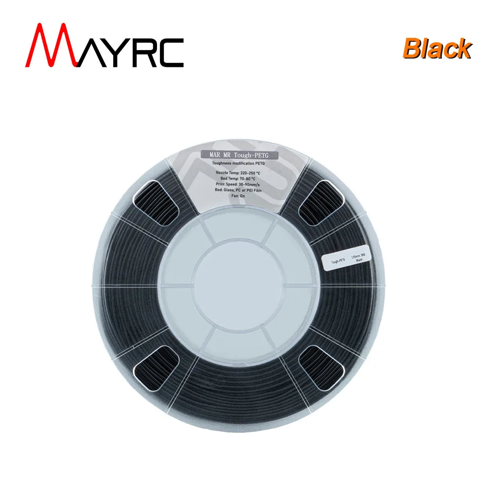 MAYRC EasePA12-CF 3D Printer Filament 15% Carbon Fiber Reinforced Nylon Printing Consumables 1.75mm High Strength Materials