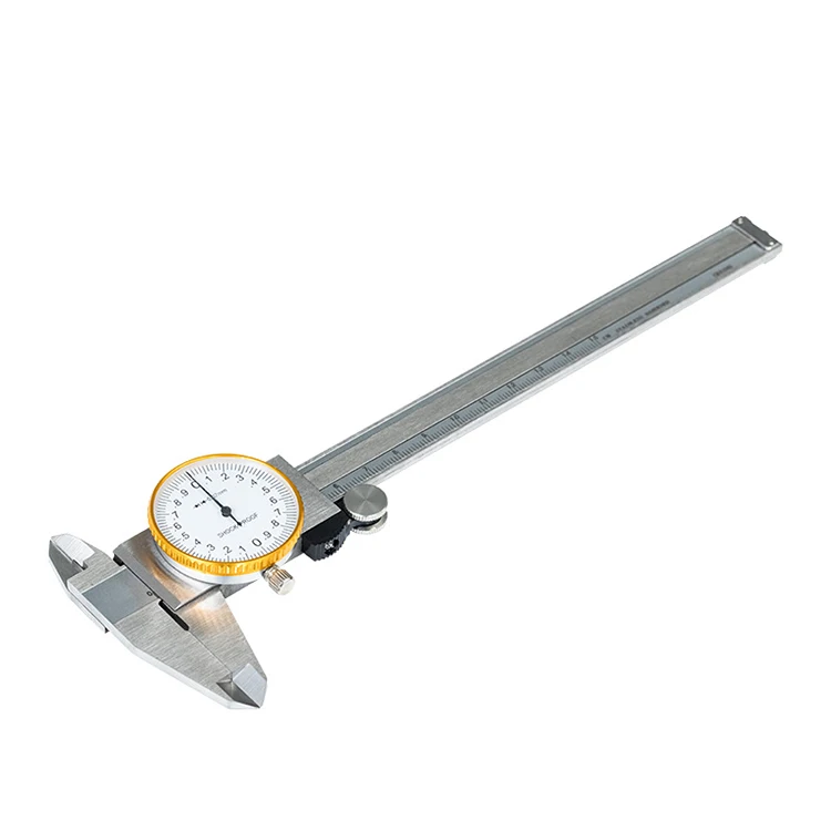 Metric Gauge Measuring Tool Dial Vernier Caliper 0-150mm 0.01mm Resolution Shock-proof Stainless Steel Precision 1 Year