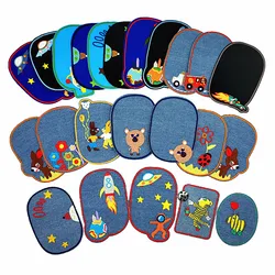 Iron on Patches for Jeans Clothing Set Knee Elbow Patch Clothes Repair Children Clothing Patch Repair Bag Coats Patches Decor