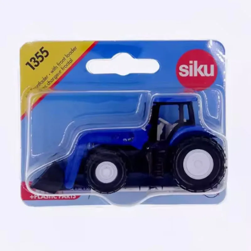 Germany Siku Alloy 1/64 U1355/1039 Tractor With Front-end Loading