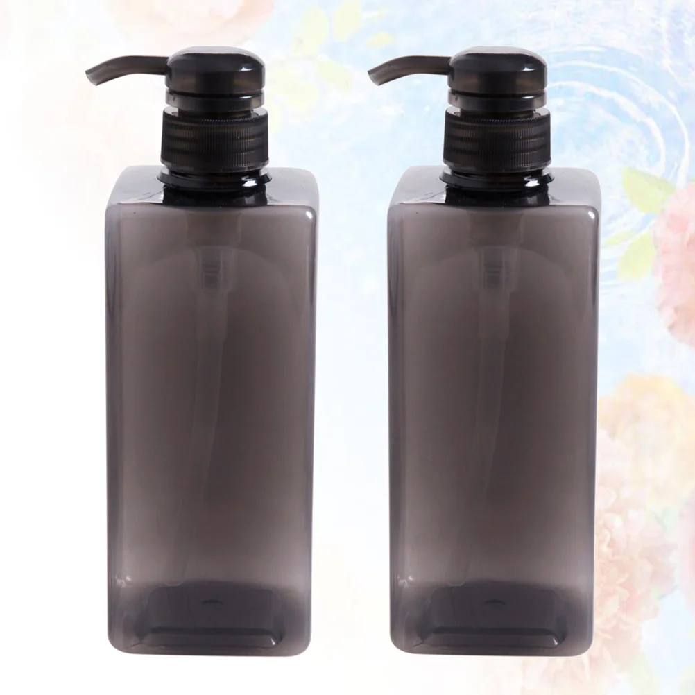 샴푸 로션 여행 세면 용품 용기 휴대용 액체 디스펜서 빈 용기에 대 한 2 개 600Ml 리필 플라스틱 펌프 병