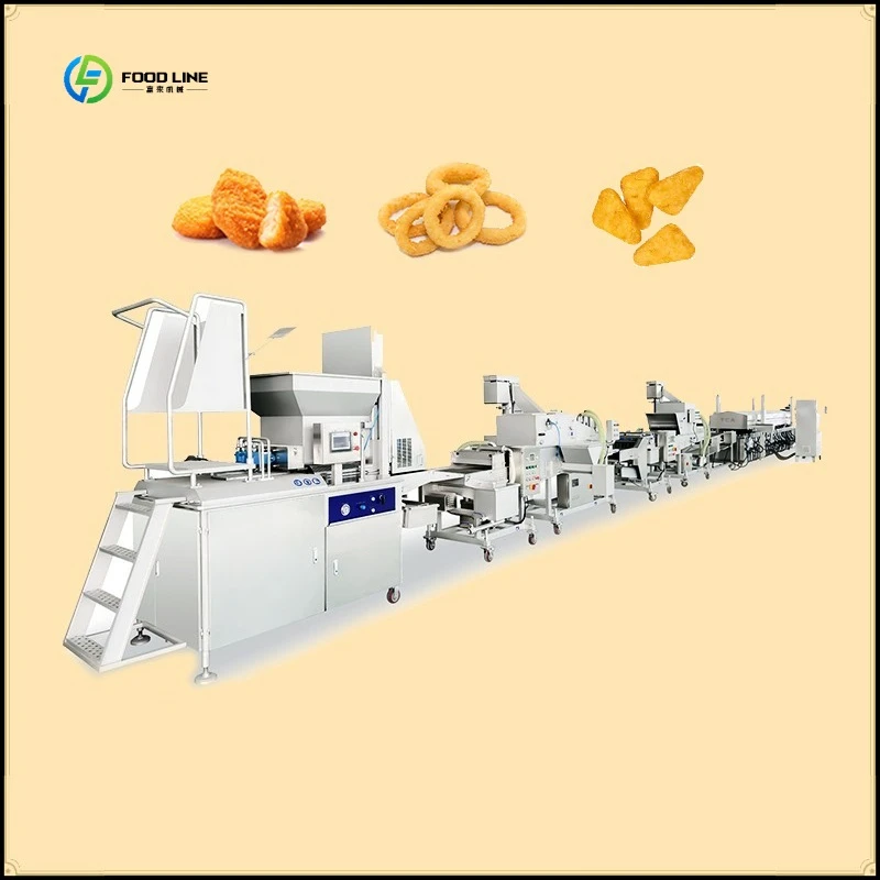 Hamburger Meat Patty Forming Processing Making Machine Chicken Burger Molding Production Maker Line FL Customized