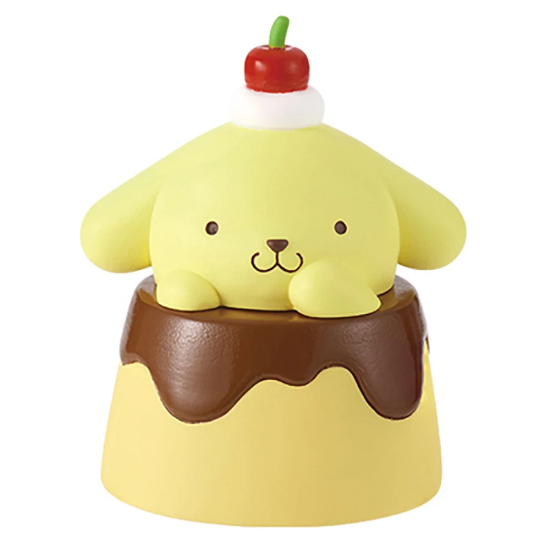 تاكارا تومي Kawaii PomPomPurin عمل الشكل ألعاب الدمى هدايا للأطفال الفتيات جميل بلدي الألوان سلسلة PomPomPurin كبسولة اللعب