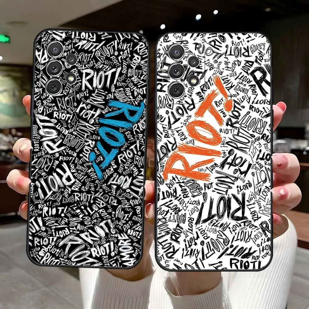 COOL Paramore Phone Case for Samsung S23 Ultra S22 S20 Fe S21 Plus Galaxy A54 A34 A24 A53 M54 Note 20 Back Cover