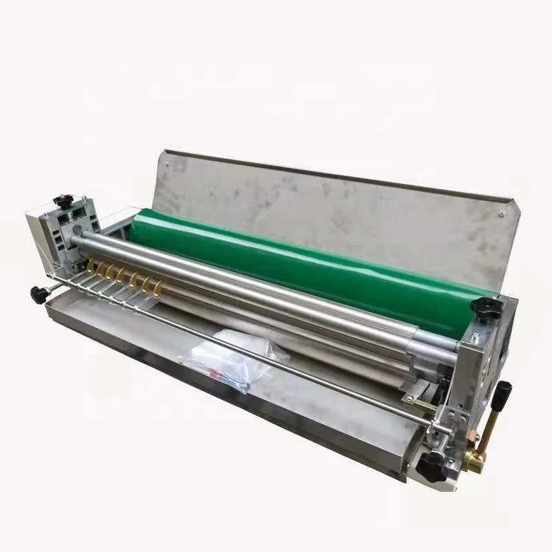 Automatic Desktop Hot Melt Glue Machine Adhesive Coating Spreader Leather Paper Gluing Machine For The Printing And Packaging I