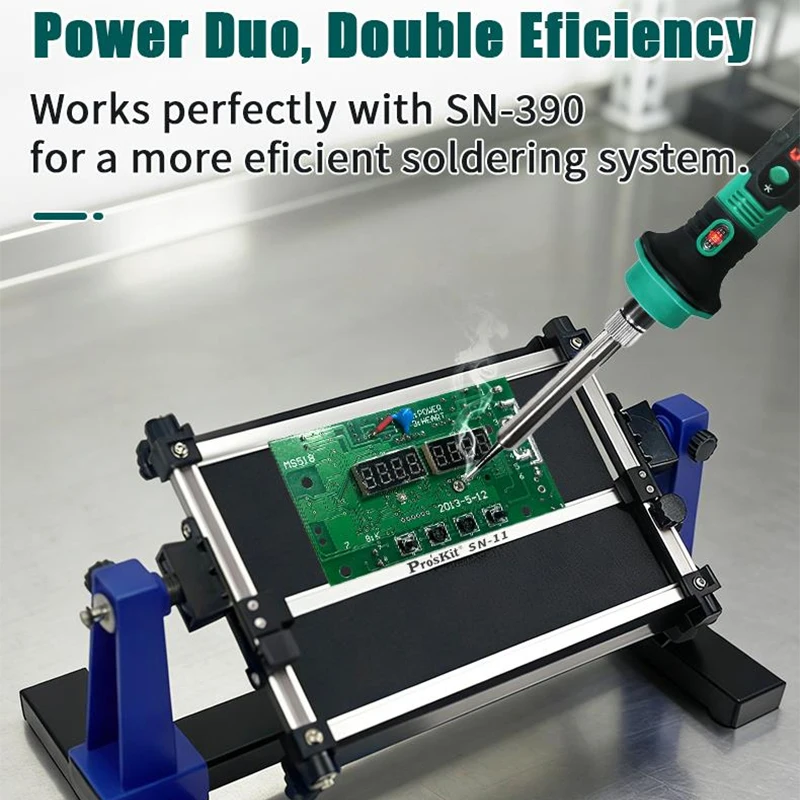 Aluminum Alloy PCB Soldering Auxiliary Fixture Adjustable Support Rod Stable Durable Circuit Board Welding Repair Auxiliary Tool