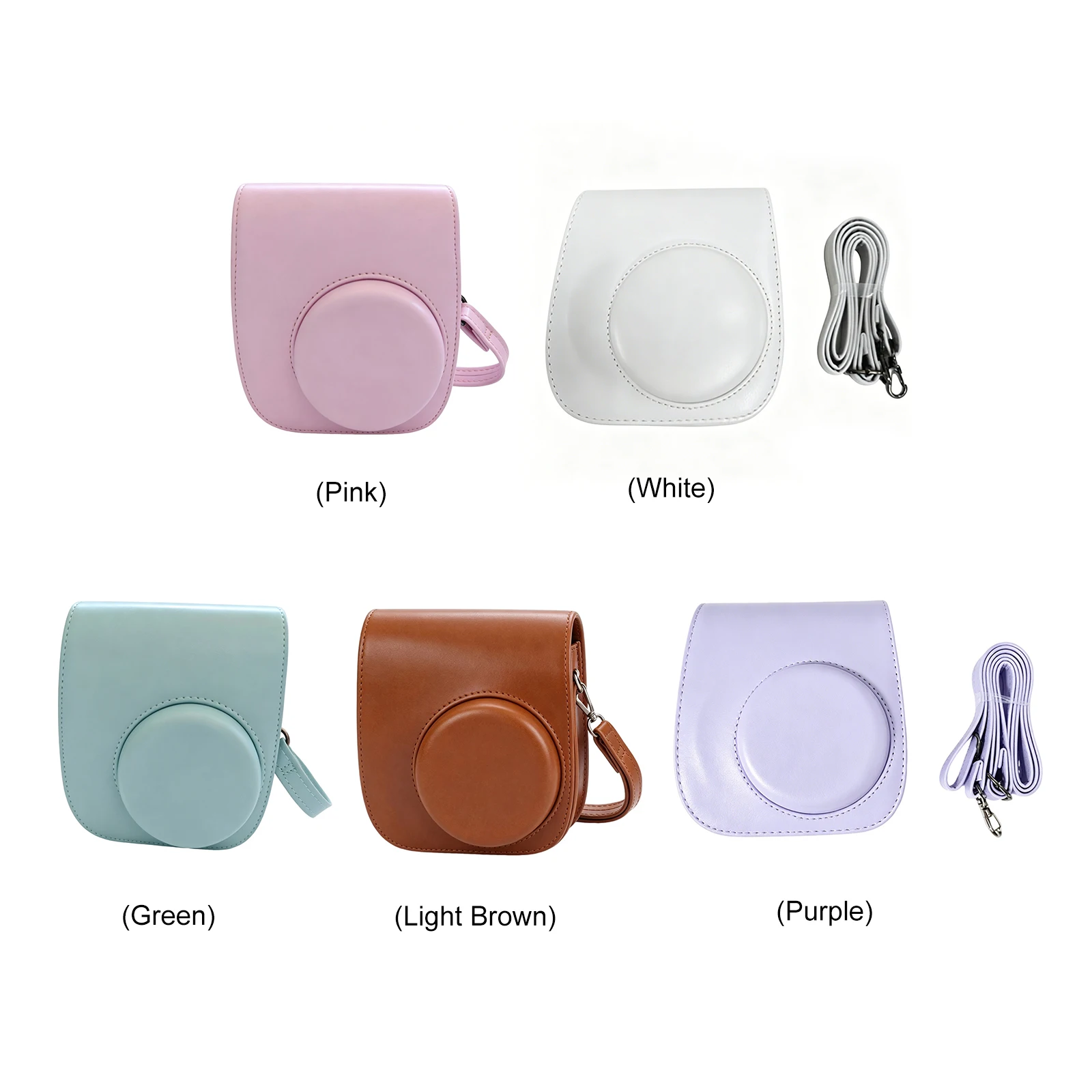 Camera Protective Case Fit for Fujifilm Instax Mini 13 Instant Cameras Camera Crossbody Bag with Adjustable Strap Dustproof