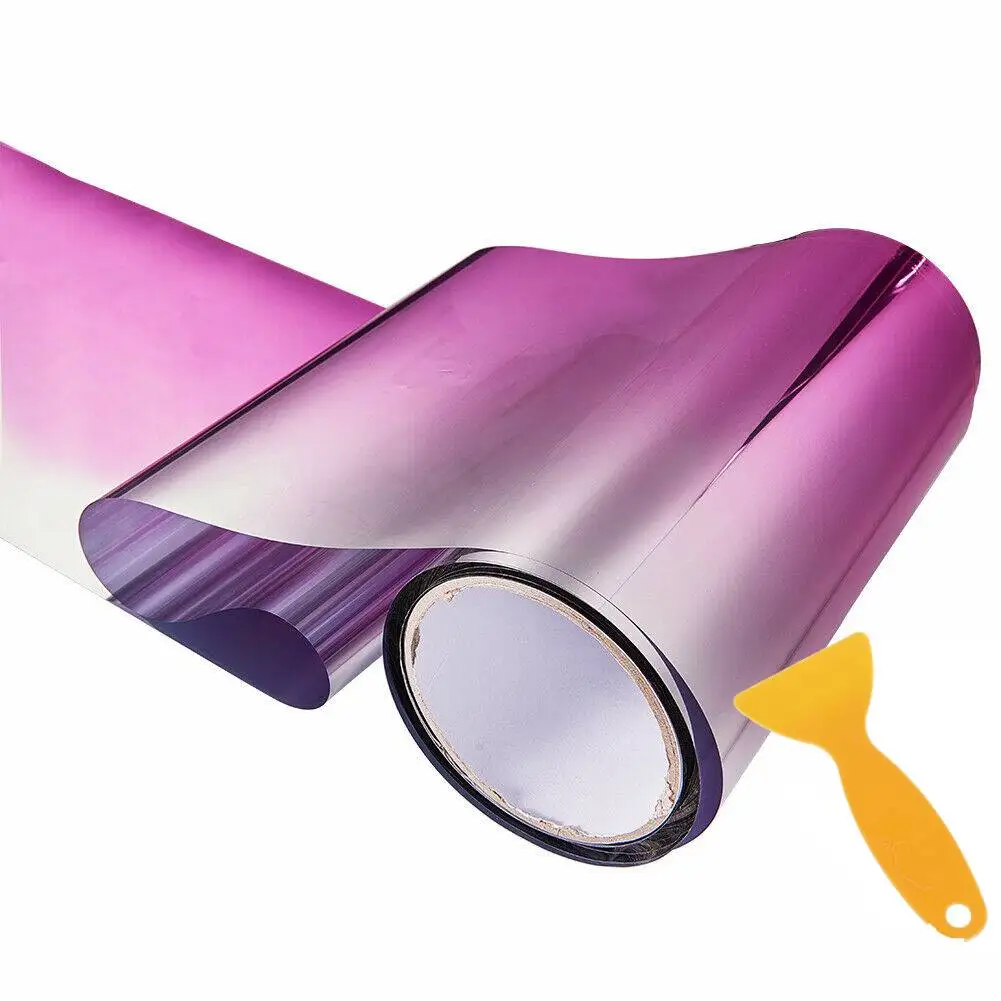 DIY Car Film Accessories 135x20CM Replacement Stretchable Sun Visor Strip Tint Film UV Shade Array Front Brand New