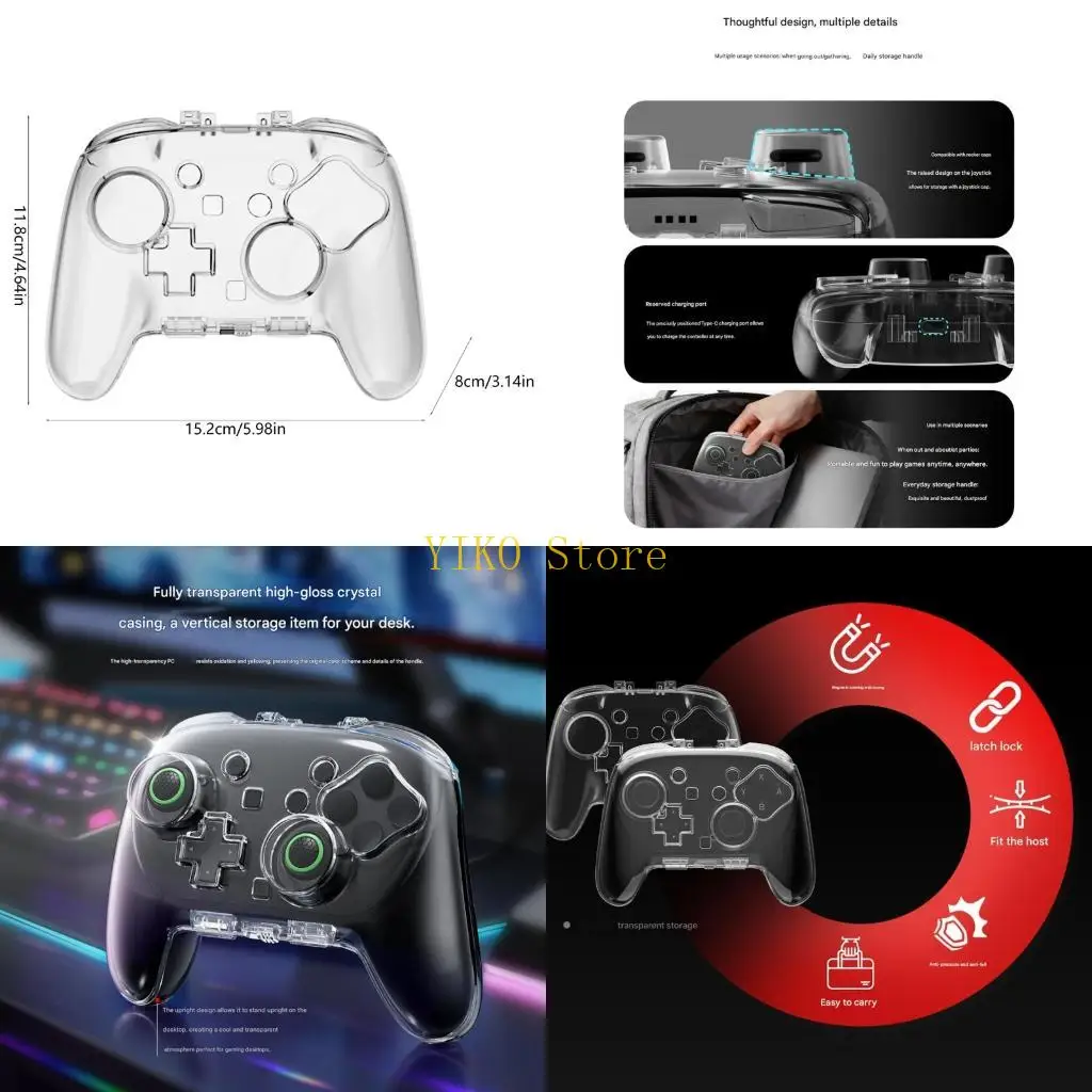

K32C See Through Cover Feature Scratch Complimentary & Drop Tolerant Simple Installation for Controller Gaming