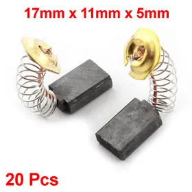 Imagem -04 - Motor de Carbono Escova Cb303 Ferramenta Elétrica Peças Reposição Escova Carbono Substituição para Motores Elétricos Ferramentas 20 Peças 17x11x5 mm