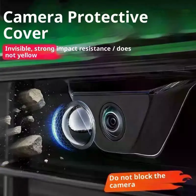 Car Camera Lens Protector Cover For 360° Car Reverse Camera Dustproof Rainproof  Cover Rear View Camera Cover