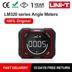UNI-T 디지털 각도 계량기, LM320A, LM320B 각도기, 마그네틱 경사계, 각도계, 전자 각도 측정기, 측정 도구