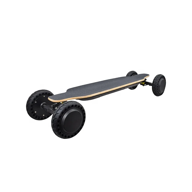 High Quality 1650*2W Dual Hub Motor Electric Skateboard Highway 35km/h Speed Quick Charge Electric Longboard