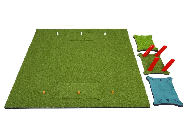 golf swing trainer aids multif angle corrector detection trajectory path golf mat practice chipping golf hitting mat