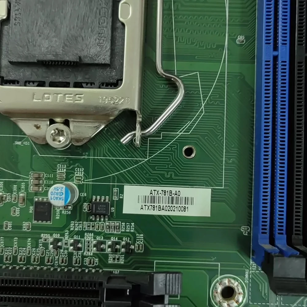 

Двухпортовая материнская плата промышленного управления ATX ATX-781B-A0