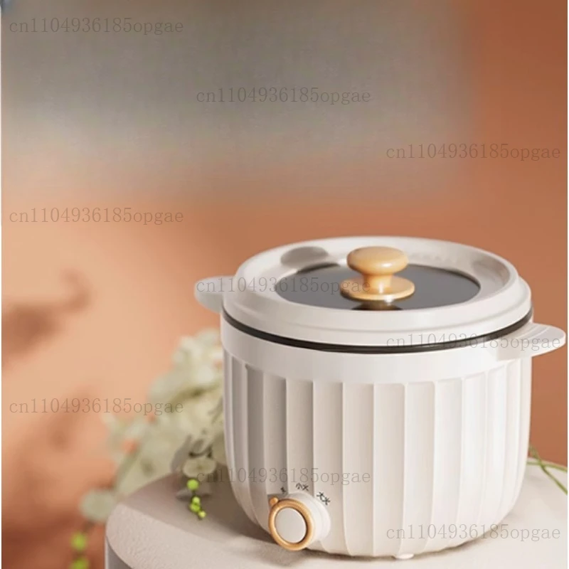 Electric Cooking Pot Small Cooking Pot Steaming, Frying and Frying Integrated Small Electric Pot