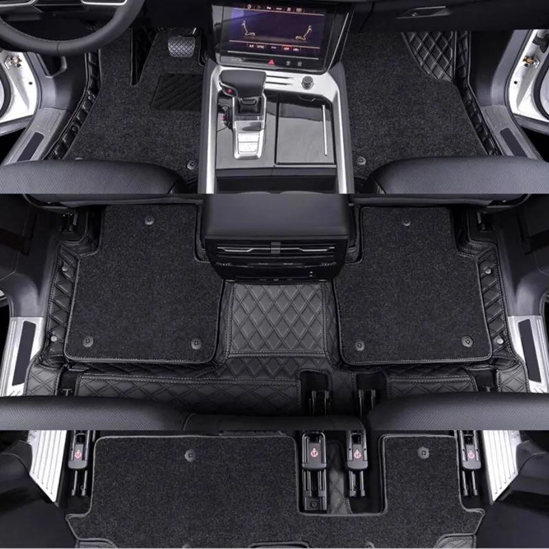 

Custom special car floor mats for Mazda CX-9 2024-2016 6 7 seats High quality rugs waterproof double layers carpets for CX9 2020