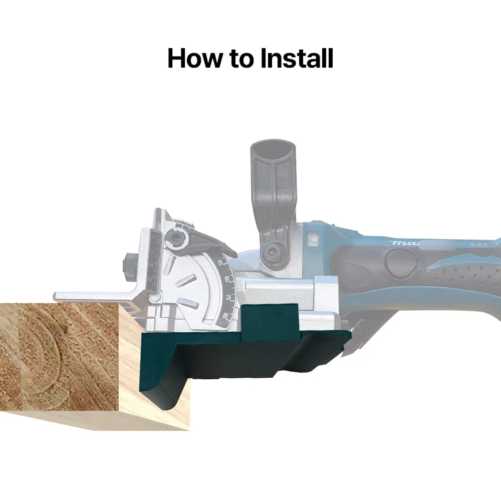 Biscuit Joiner Fence Replacement ，Compatible With Makita PJ7000 , Woodworking Guide Fence