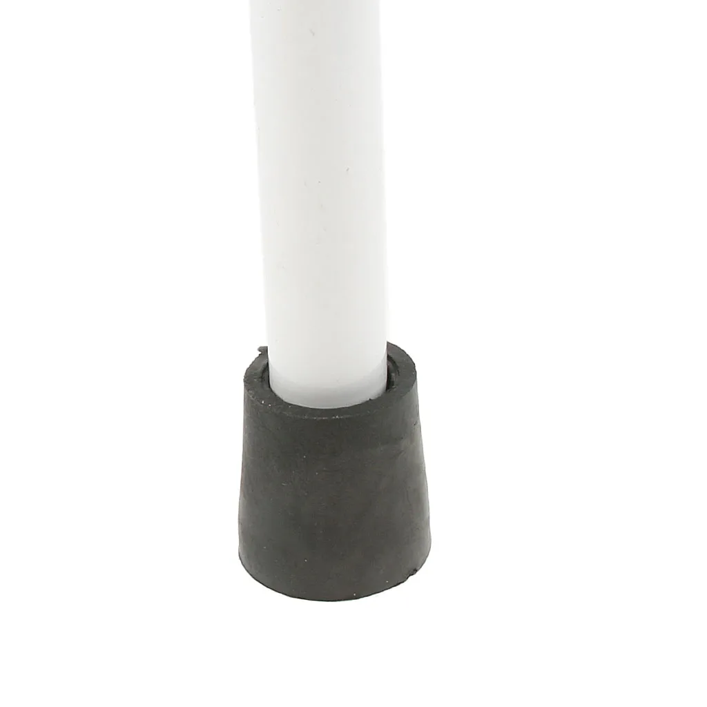 Telescoping White Cane Collapsible Walking Aid for Blind with Red Reflective Night Visibility Durable Aluminum