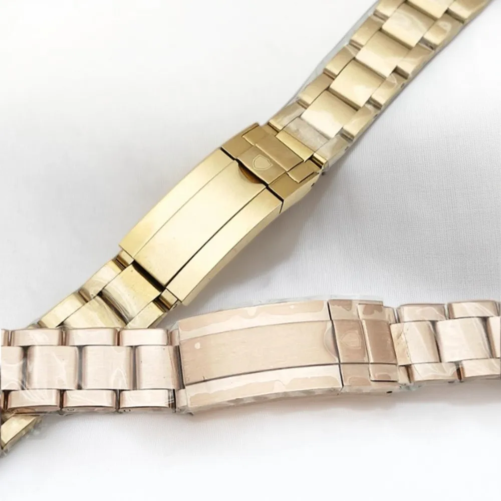 Складная пряжка, полностью стальной ремешок 20 мм для мужских часов Daytona, аксессуары для модификации