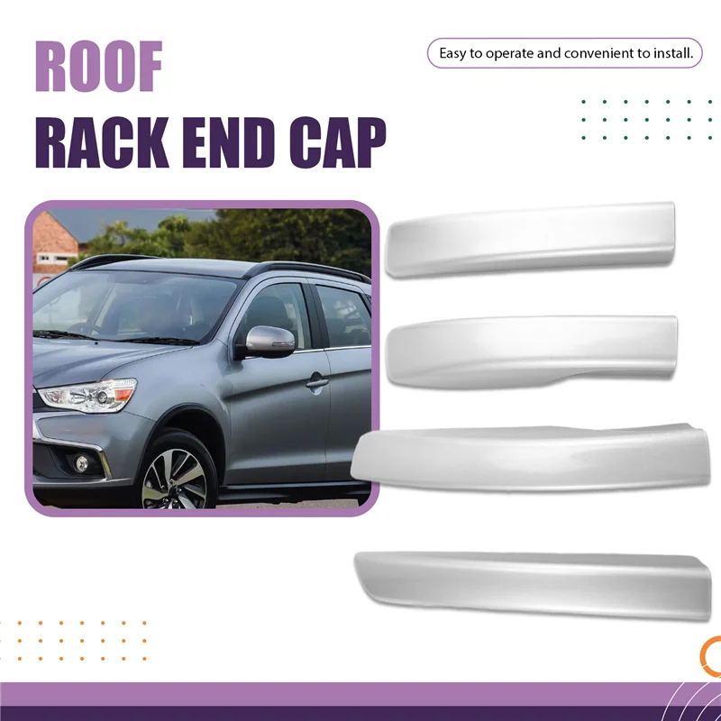 

A80X-For Mitsubishi ASX RVR Outlander Sport 2011-2022 Roof Rack Rails Luggage Cover Car Silver
