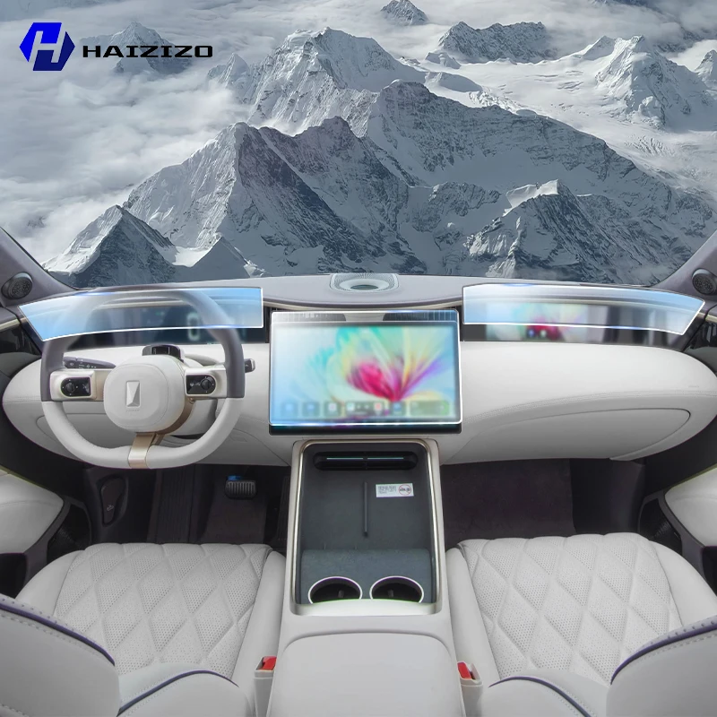 ل AVATR 11 2024-2025 سيارة الداخلية ماتي واقي للشاشة وحدة التحكم لتحديد المواقع والملاحة شاشة LCD طبقة من البولي يوريثان مقاومة للخدش PPF