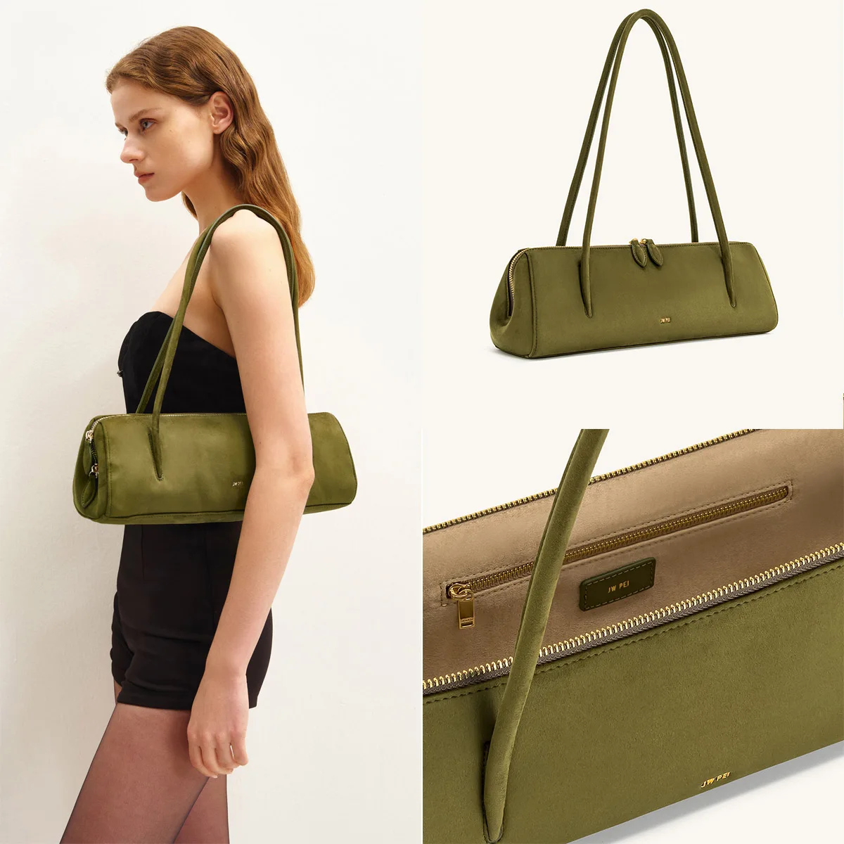 

Женская сумка JWPEI Nova: модная, роскошная, ретро, универсальная, однотонная, на плечо, подарок на праздник