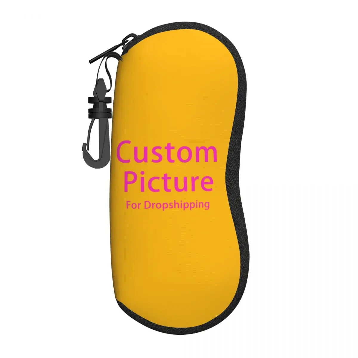 Custom Personalized Photo Logo Shell Eyeglasses Case Men Women Cool Customized DIY Print Glasses Case Sunglasses Box Pouch