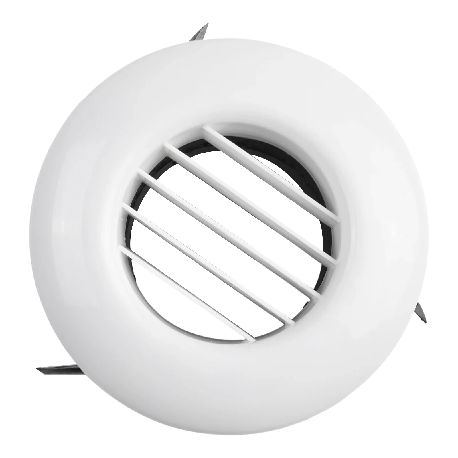 

Circular Vent Air Vent Round White+black 75/100/125/150/200mm Ceiling Mounting For Bathroom Office Ventilation Wall Mounting