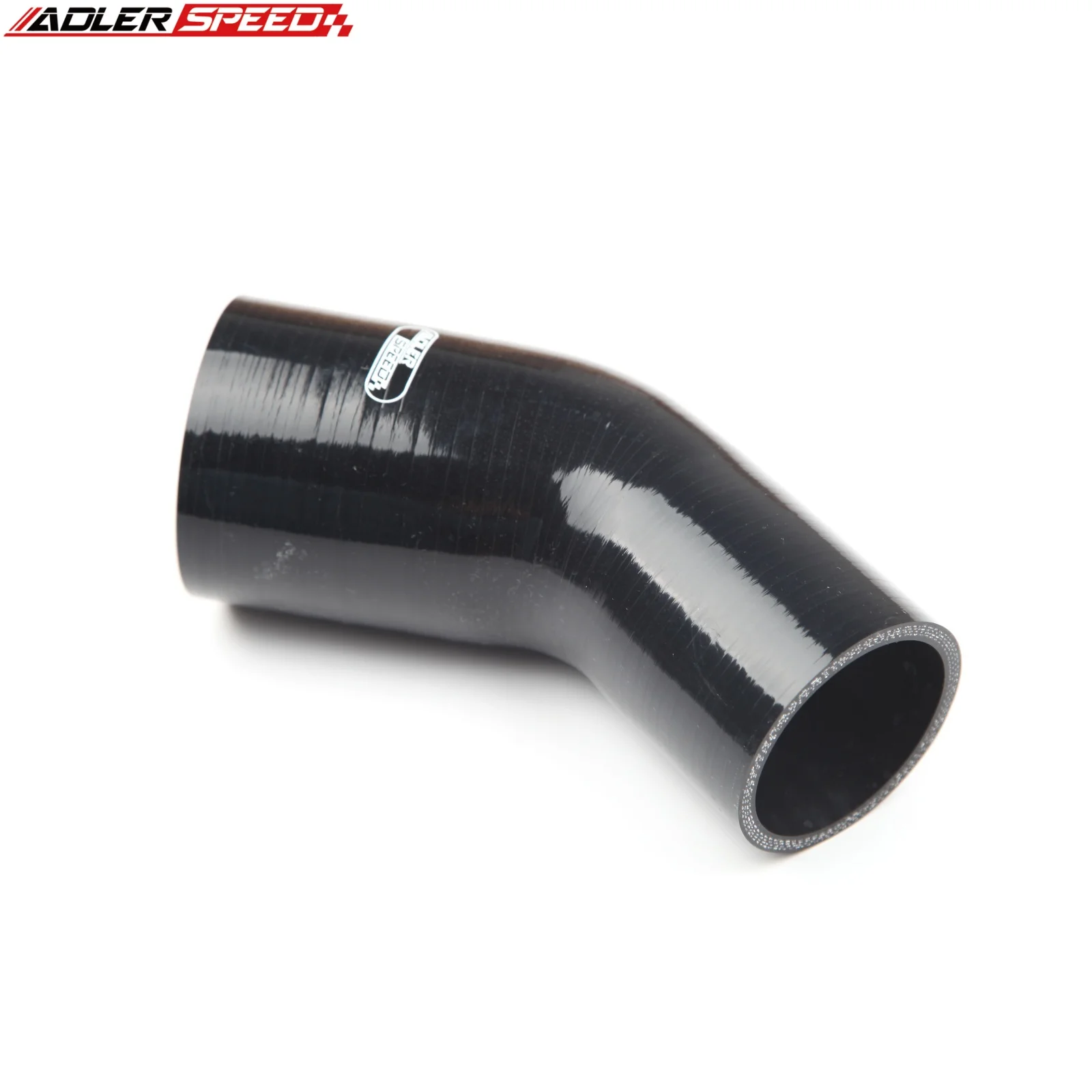 

45-градусный внутренний диаметр от 2,75 до 2,75 дюйма (70-60 мм), силиконовая муфта для шланга, переходное соединение, черный