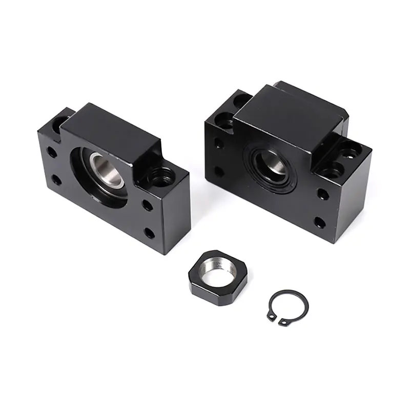 1/2PC BK30+BF30 Screw Support Bracket Fixed Bracket Linear Bearing BKBF30/BK30/BF30 For Ball Screw SFU4005/SFU4010/SFU4020