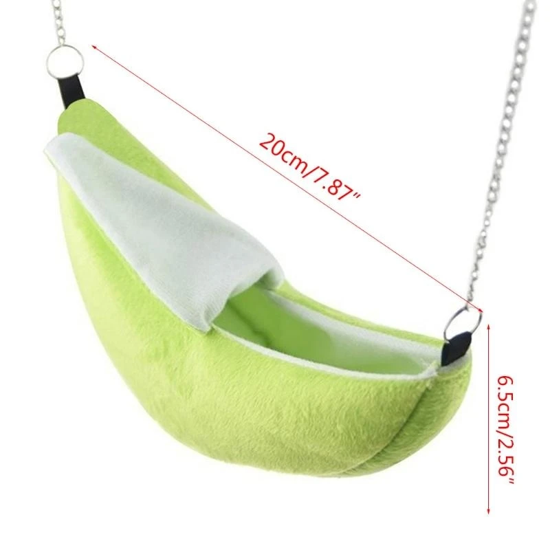 Small Animal Hammock Hamster Warm Cozy Bed Banana Nest for Sugar Glider Ferret view 6