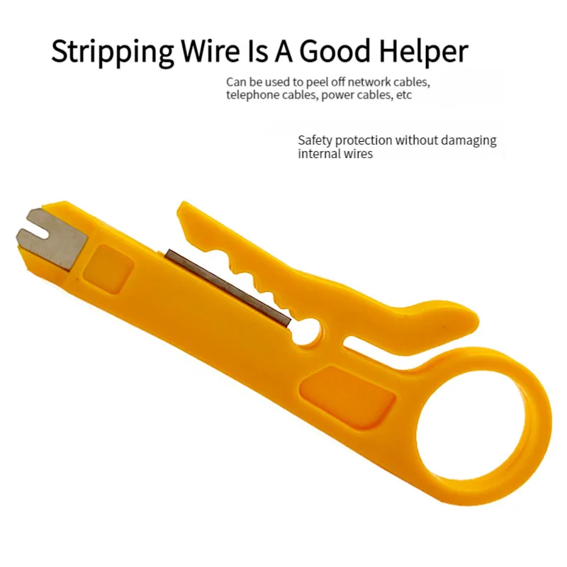 COMNEN Wire Stripper Knife Rj45 Crimper Pliers Crimping Tool Cable Stripping Wire Cutter Crimpatrice Tool Parts Multitool