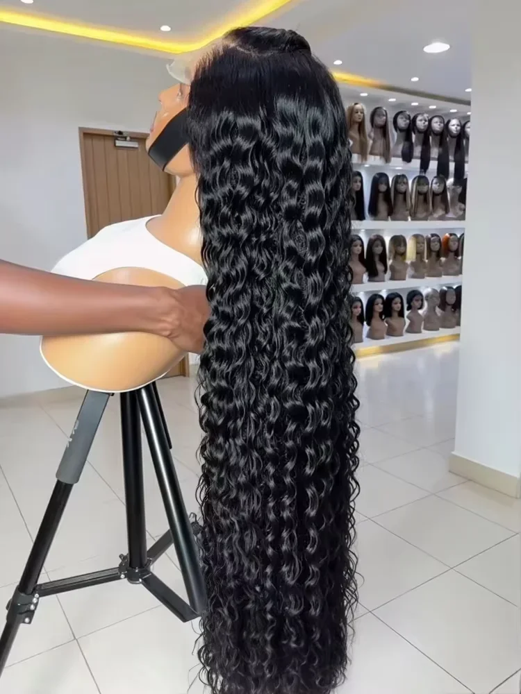HD Lace Front Perücken 40-42 Zoll Jerry Curly & Deep Wave Gemischter Stil 13x4 13x6 HD Transparente Spitze Original Brasilianisches Remy-Haar Handgefertigte Perücken Einfache Pflege Anti-Haarausfall