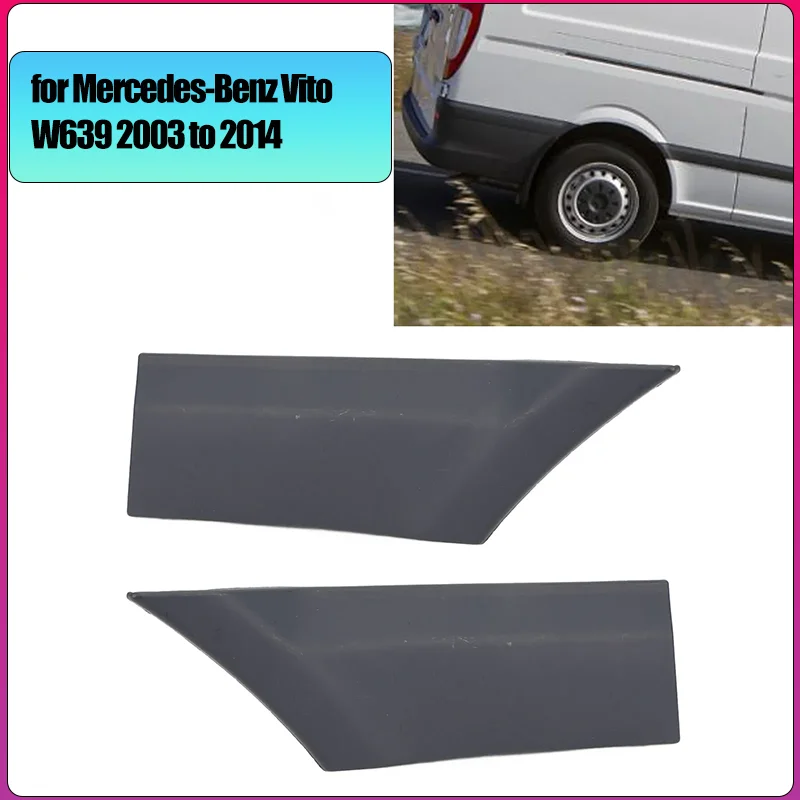 Car Rear Door Mould Stripe Waterproof Rear Door Protective Moulding Trim Strip Replacement for Mercedes-Benz Vito W639 2003-2014