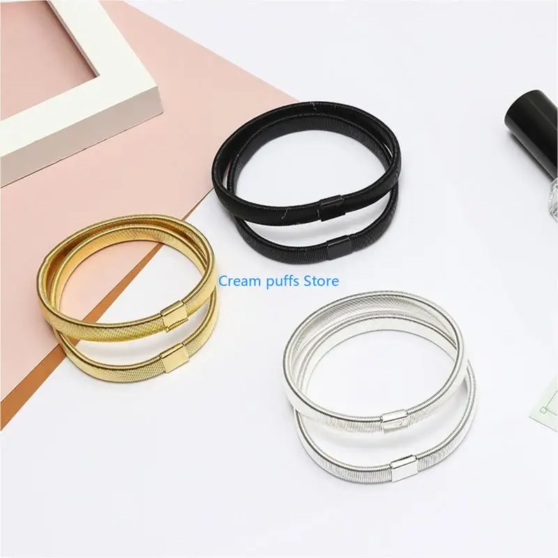 50LE Frauen Männer Elastizität Armband Hemd Hülse Halter Arm Manschetten Bands Party Sport Mode Zubehör Klassische Farbe