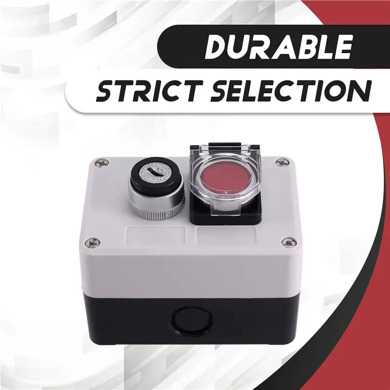 T31C-For PC Case Compatible For Wired Switch Button With Key Nuclear Launch Device Desktop External, With Light