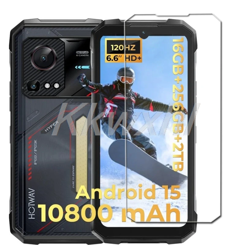 2PCS FOR HOTWAV Hyper 7S 6.6 Tempered Glass Cover ON HOTWAVHyper7Pro Hyper7 7 Pro 7Pro Screen Protector Transparent Film