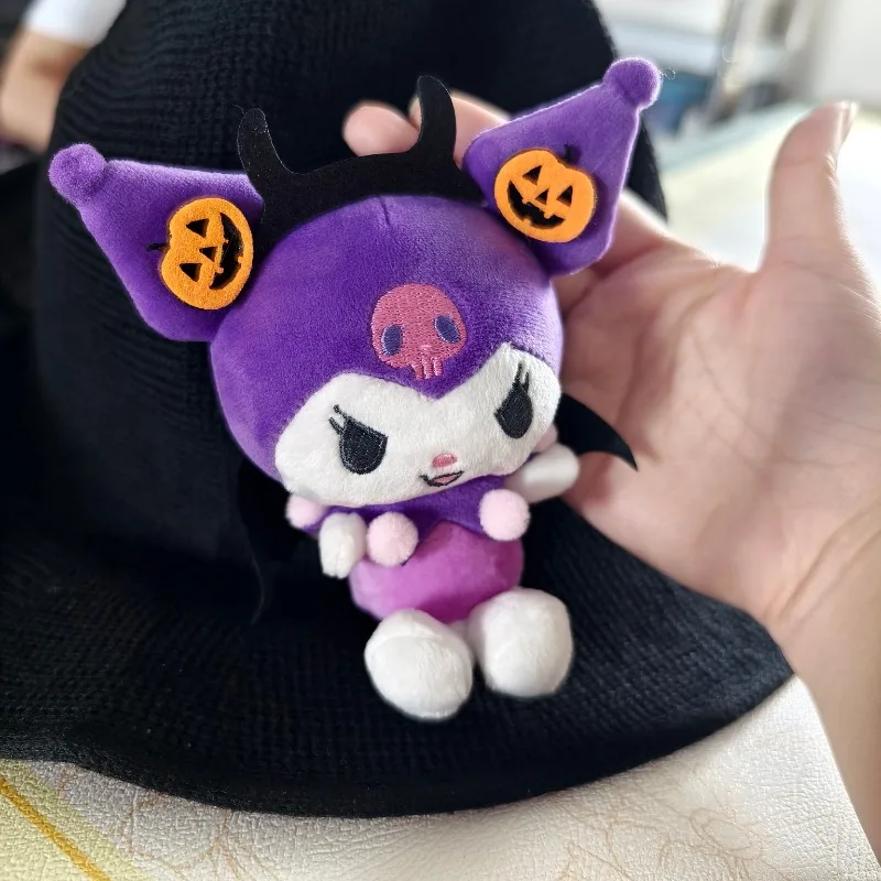 Originele Hellokitty Kuromi Melodie Cartoon Schattige Pluche Pop Magische Tovenaar Hoed Imp Volwassen Kinderen Hoed Halloween Geschenk Cosplay Hoed