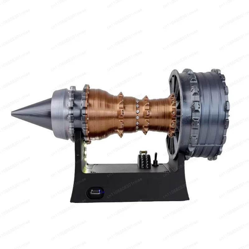 25cm Turbofan Engine Model DIY Assembly Kit Super Aeroengine Turbine Ornament Aircraft Model Decor