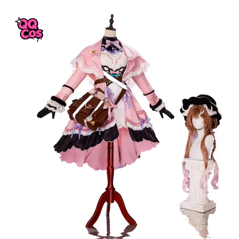 アークナイツ アミヤ - ふわふわリトルウィッチ コスプレ衣装 ハロウィン カーニバル パーティー クリスマス プレイロール服 衣類 QQ Cos