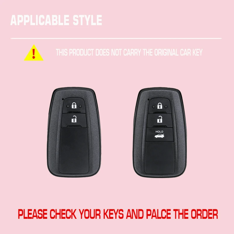 Lovely Bow Car Key Case Cover For Toyota Prius Camry 70 Prado Corolla C-HR CHR RAV4 RAV 1502018 2019 2020 2021 Lady Gift