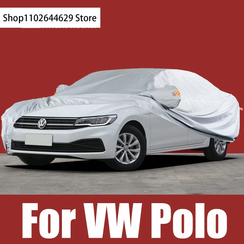 

Full Car Covers For Volkswagen VW Polo 6R 6C GTI Outdoor Snow Protective Sunshade Dustproof Waterproof Oxford Cloth Accessories