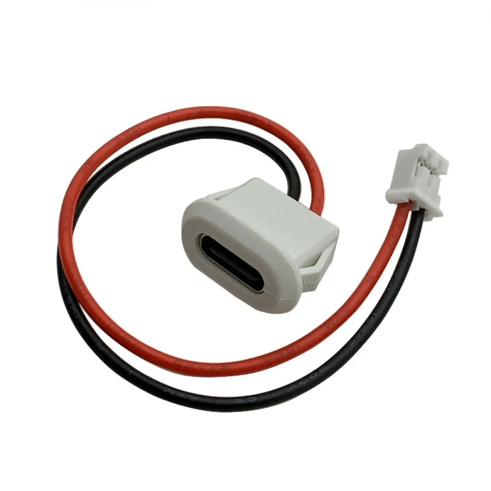 

5 шт., 30 В, 3 А, разъем для быстрой зарядки, разъем для зарядного устройства USB-C, 2-контактный разъем, IP67, водонепроницаемая розетка