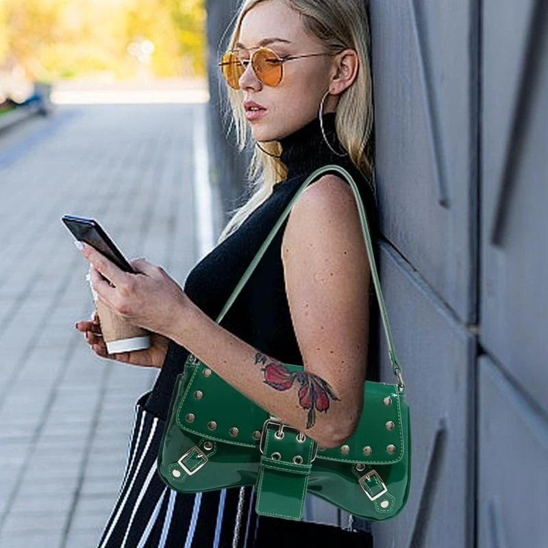 

G5AE Lightweight PU Shoulder Bag Armpit Purse for Daily Use and Casual Occasion